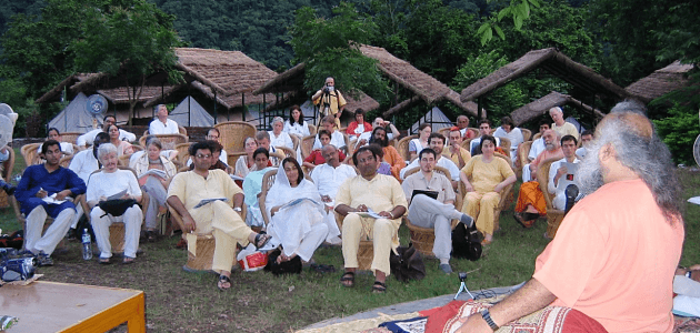 Spiritual Discourse at Yoagda Lawns