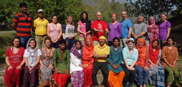 Yoga groups at Yoagda with their own teachers
