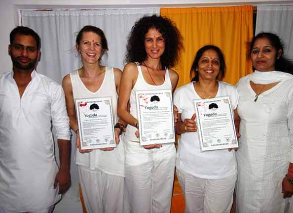 yogada school certificate ceremony in Rishikesh
