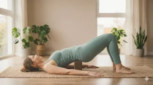 Supported Bridge Pose